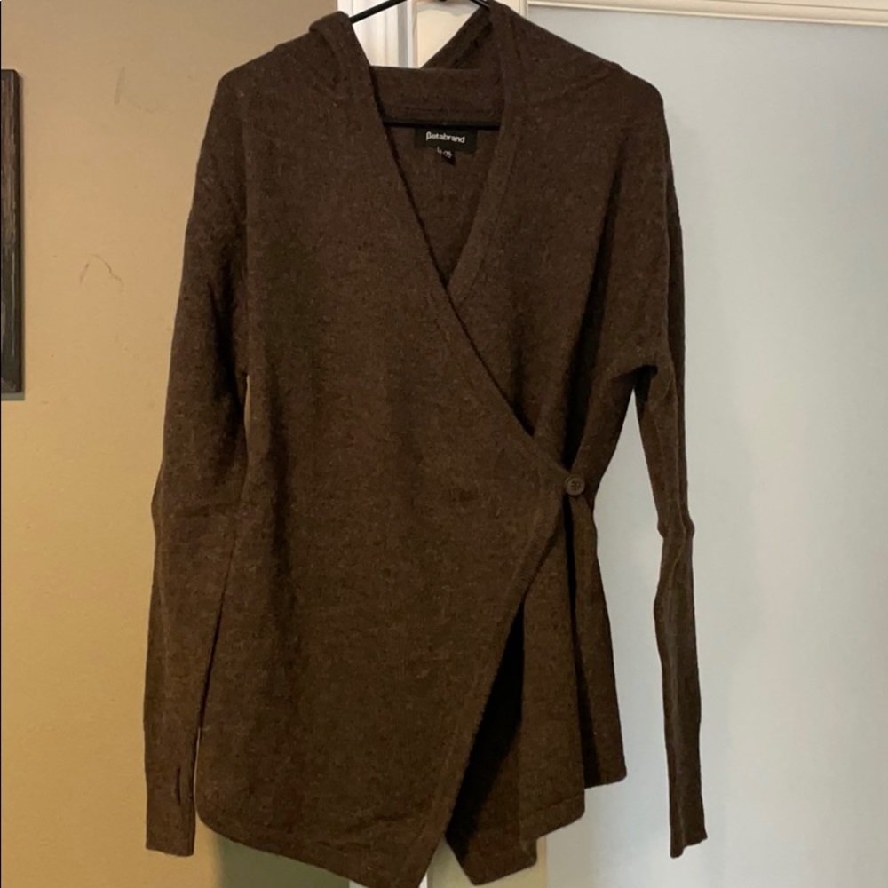 Betabrand hooded sweater, 100% wool, never worn